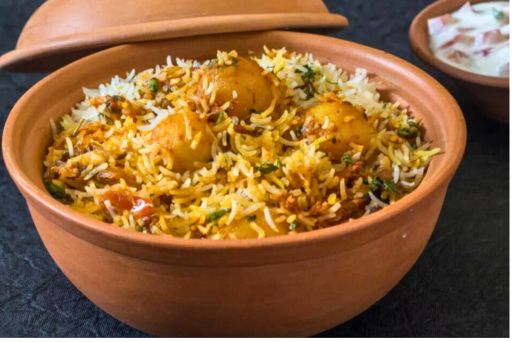 Dum Aloo Biryani Recipe