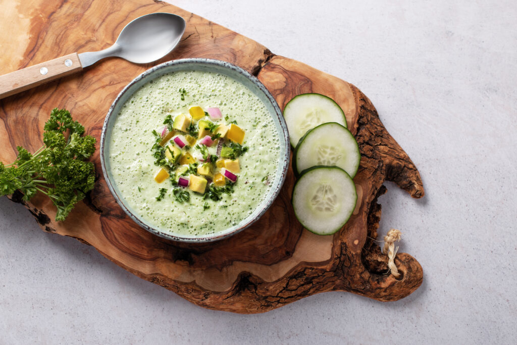 Cucumber raita