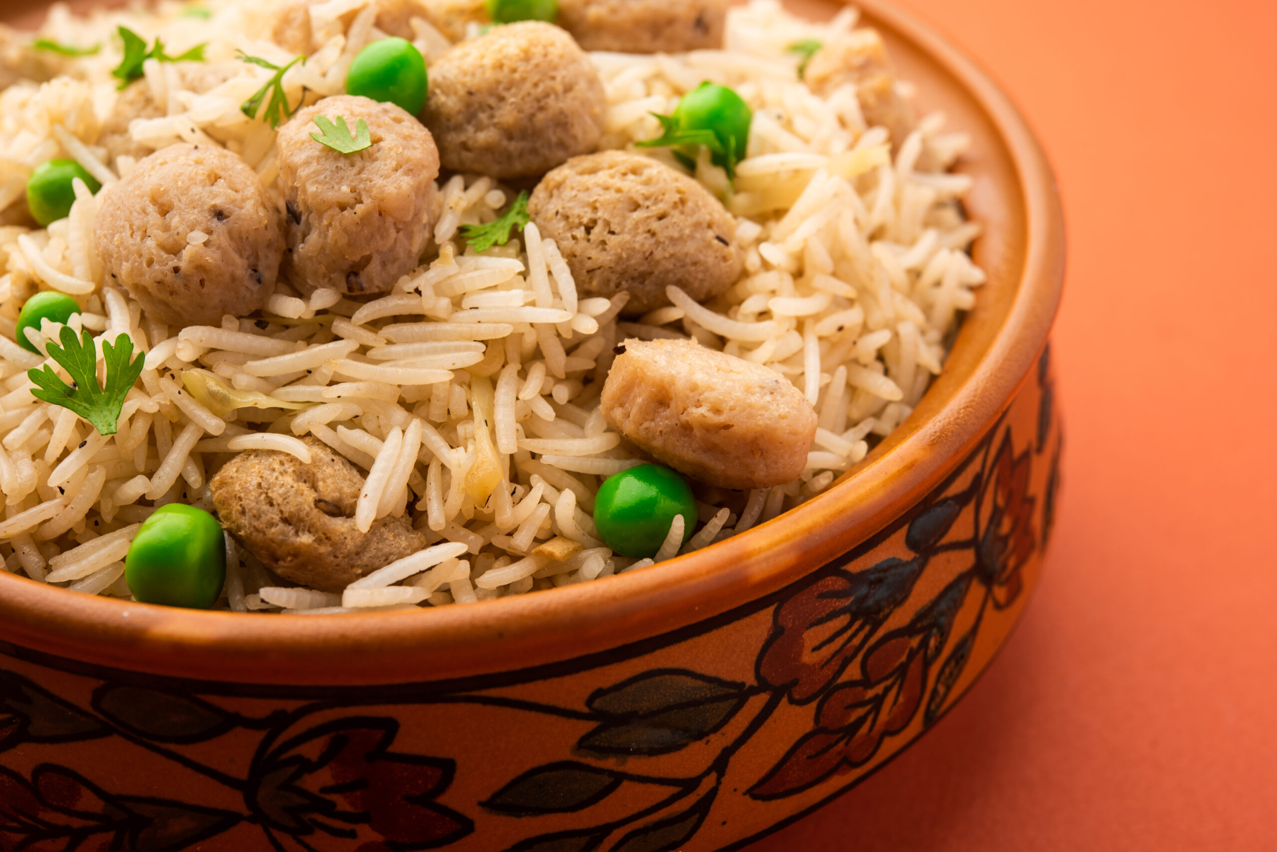 Soya Chunks Pulao